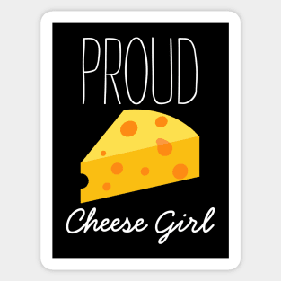 Proud Cheese Girl Sticker